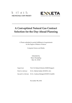 A Cost-optimal Natural Gas Contract Selection for the Day