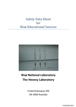 safety data sheet
