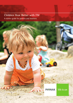 Children Hear Better with FM