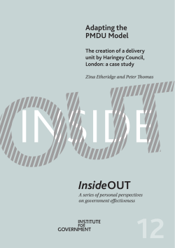 InsideOUT - The Institute for Government