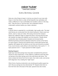 Sofa Buying Guide - Oskar Huber Furniture