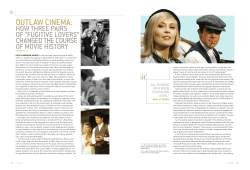 Outlaw Cinema: How Three Pairs of Fugitive Lovers Changed the
