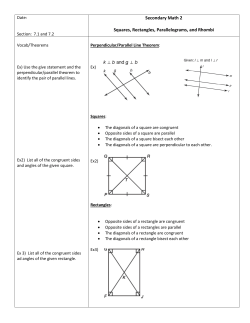 7.1 and 7.2 Student Note Guides