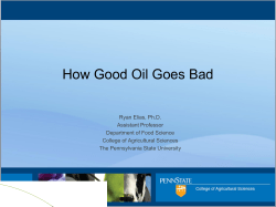 How Good Oil Goes Bad