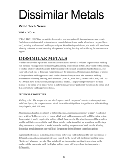 Dissimilar Metals