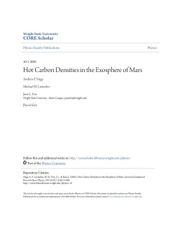 Hot Carbon Densities in the Exosphere of Mars