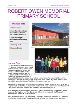 October 2016 Newsletter &ndash; ROMPS