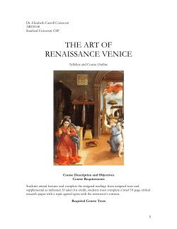 the art of renaissance venice