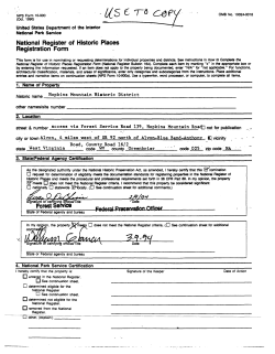 Hopkins Mountain Historic District - West Virginia Division of Culture