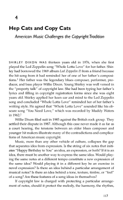 Hep Cats and Copy Cats. American Music Challenges