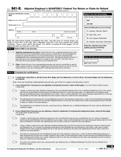Form 941-X (Rev. April 2013)