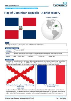 Flag of Dominican Republic - A Brief History