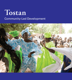 How is Tostan funded?