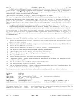 Syllabus - University of Montana