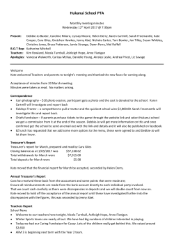 Hukanui School PTA - Hukanui Primary School