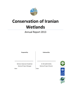 to Conservation of Iranian Wetlands