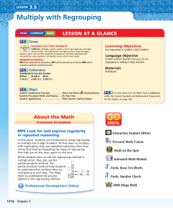 Multiply with Regrouping