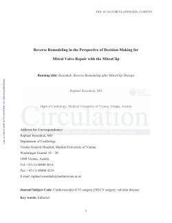 Reverse Remodeling in the Perspective of Decision