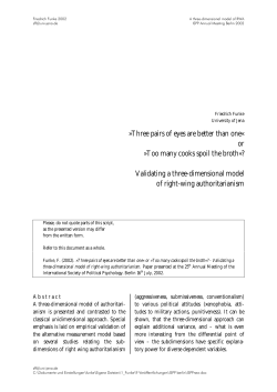 Three pairs of eyes are better than one&laquo; or &raquo;Too many cooks spoil