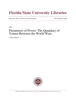 Parameters of Power: The Quandary of Yemen Between the World