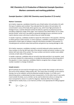 HSC Chemistry 9.2.5 Production of Materials Example