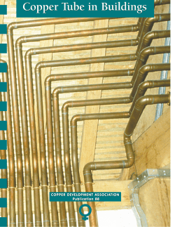 Copper Tube in Buildings - Copper Development Association