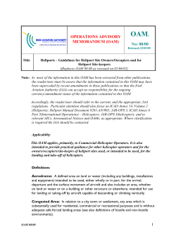 (OAM) No: 08/00 - Irish Aviation Authority