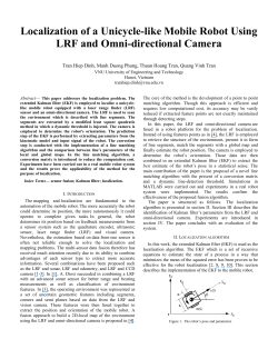 Localization of a Unicycle-like Mobile Robot