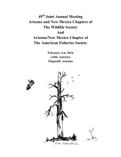 jam 2016 program - AZ/NM AFS