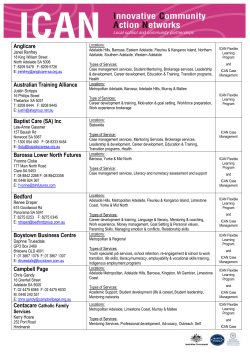 Anglicare - Flexible learning option (FLO) enrolment