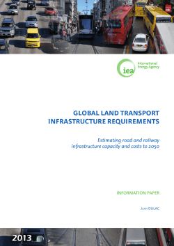 Global Land Transport Infrastructure Requirements