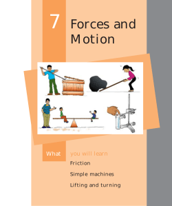 8 -Forces and motion