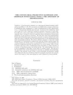 THE CONVEX REAL PROJECTIVE MANIFOLDS AND ORBIFOLDS