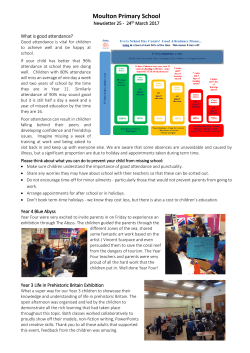 Newsletter 25 - Moulton Primary School