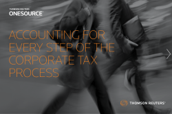 ACCOUNTING FOR EVERY STEP OF THE CORPORATE TAX