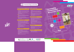 Developing Fundamental Movement Skills: Hop