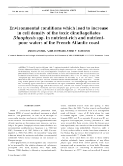 Environmental conditions which lead to increase in cell density of