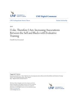 I Like, Therefore I Am: Increasing Associations Between the Self and