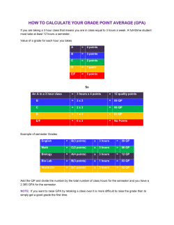 how to calculate your grade point average (gpa)