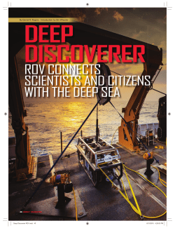 Deep Discoverer ROV.indd - Global Foundation for Ocean Exploration