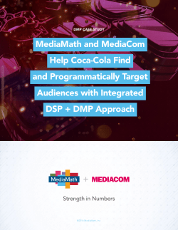 MediaMath and MediaCom Help Coca