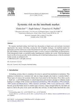 Systemic risk on the interbank market