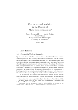 Coreference and Modality in the Context of Multi