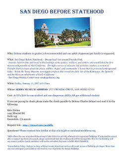 San Diego Before Statehood