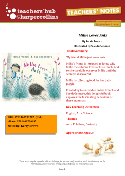 Millie Loves Ants - Harper Collins Australia