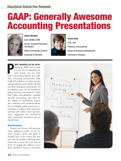 GAAP: Generally Awesome Accounting Presentations