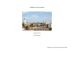 Community Needs Assessment