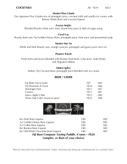 WINE MENU - Musket Cove Island Resort