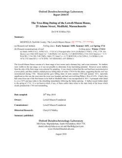 Oxford Dendrochronology Laboratory