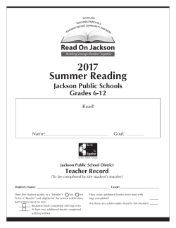 2017 Summer Reading Guide 6&ndash;12